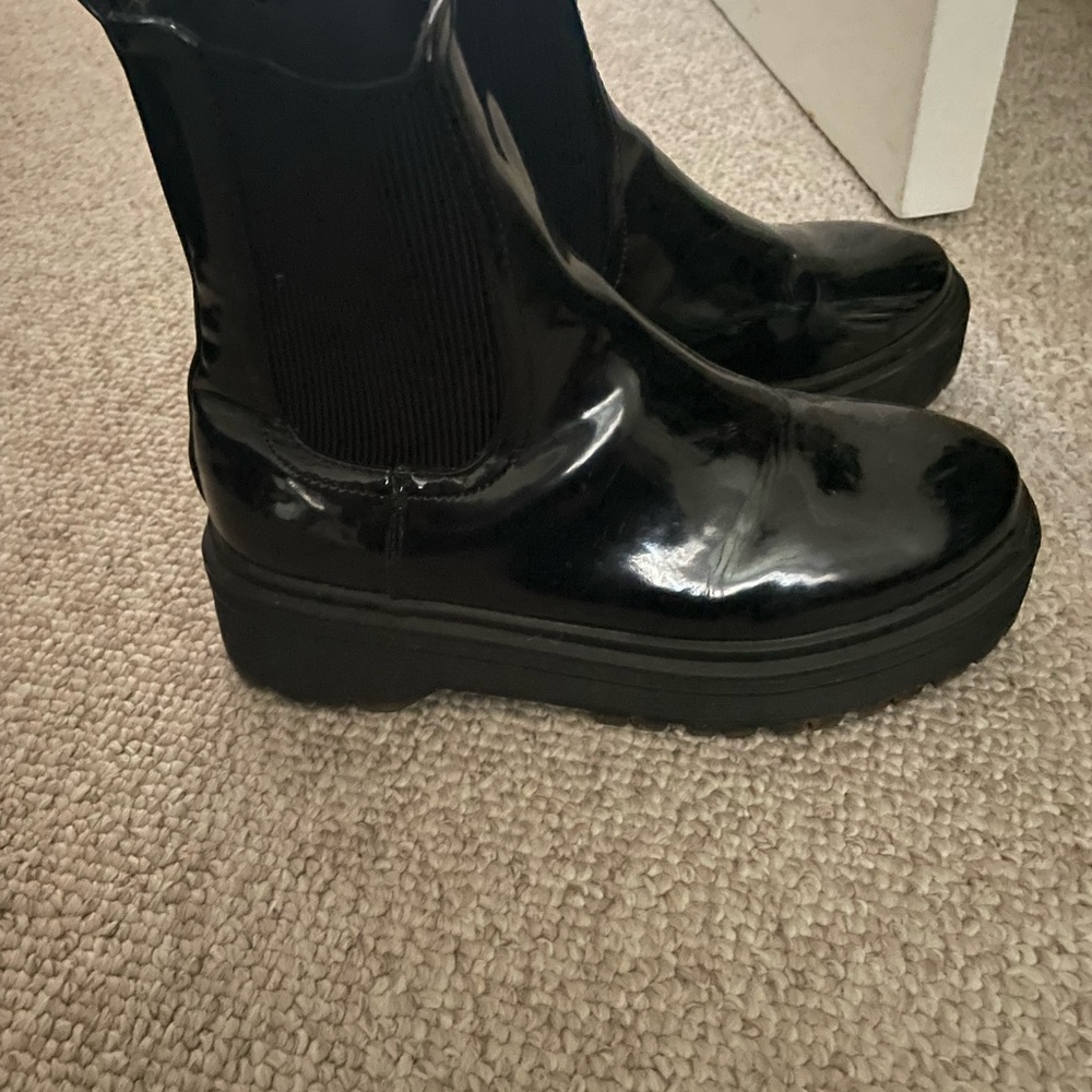 Black Women's Platform Boots